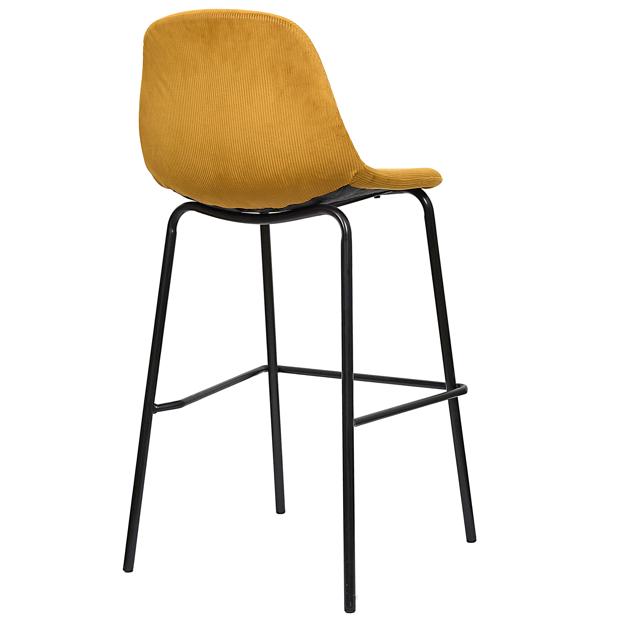 Chaise De Bar Giulia Jaune - Lot de 2