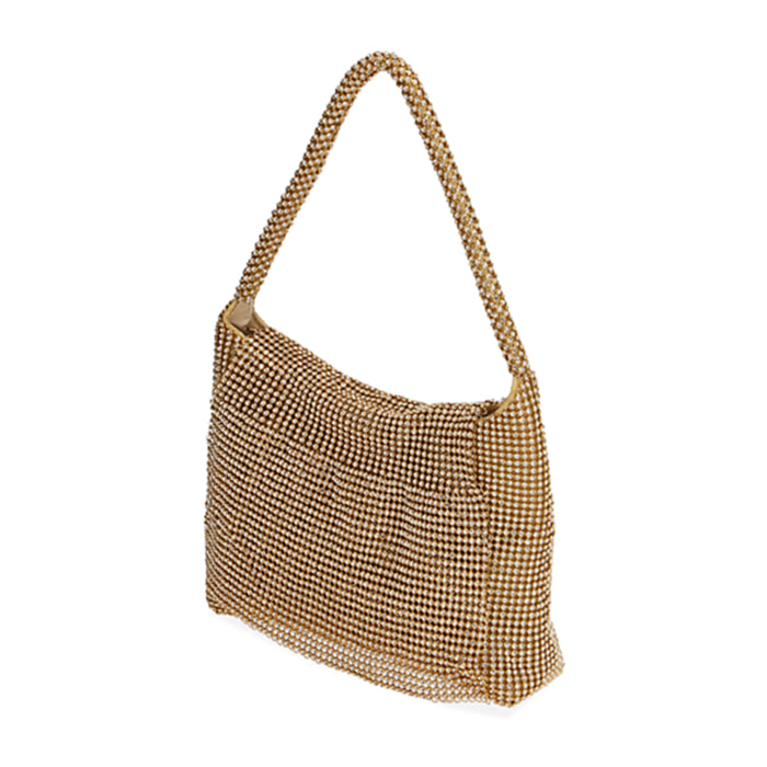 Mini bag oro di strass