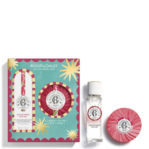 Gingembre Rouge - Coffret Eau Parfumée Bienfaisante 30ml + Savon 100g