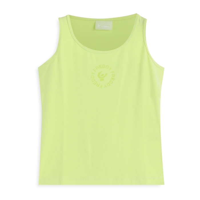 Canotta girocollo con logo FREDDY