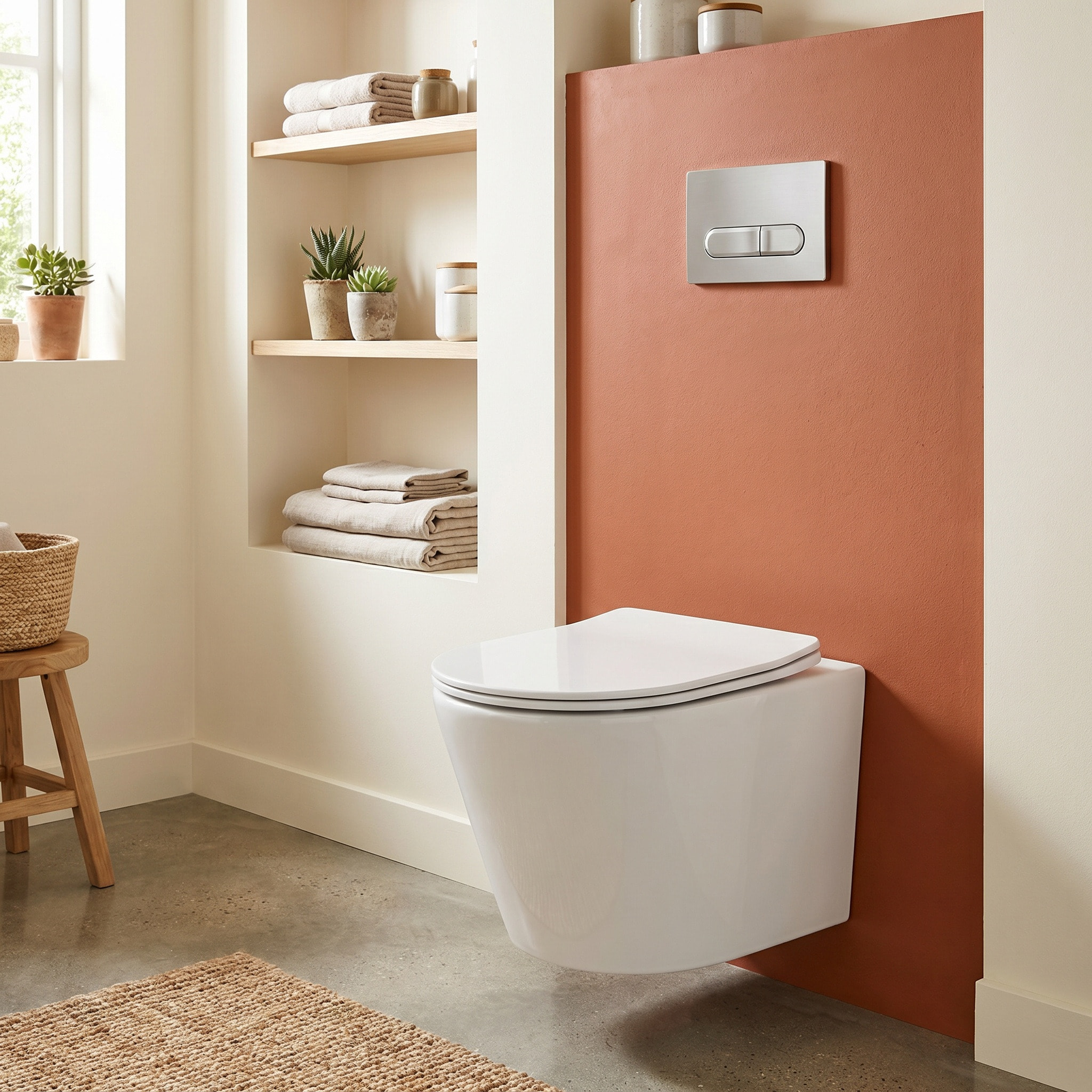 Swiss Aqua Technologies WC suspendu Infinitio sans bride et fixations invisibles + abattant frein de chute (SATINF010RREXP)