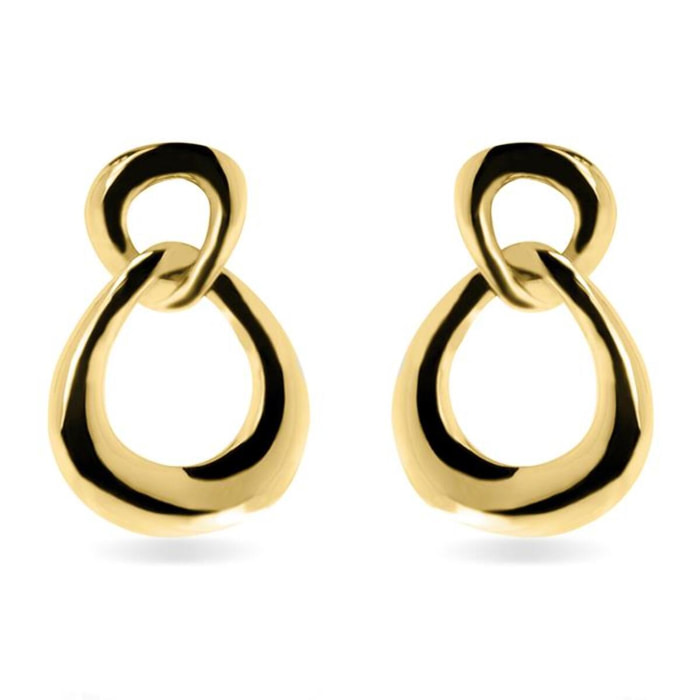 Pendientes Lux by Lux acabados en Oro Amarillo de 18 Kts