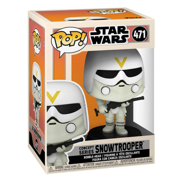 Star Wars Pop! Vinile Bobble-head Snowtrooper (concept Series) 9 Cm Funko