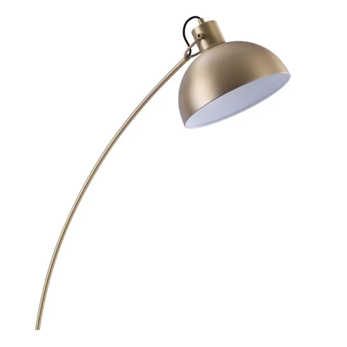 Lampadaire en métal couleur laiton - Jersey