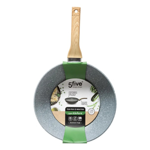 Wok aluminium forgé "Nature" 28cm