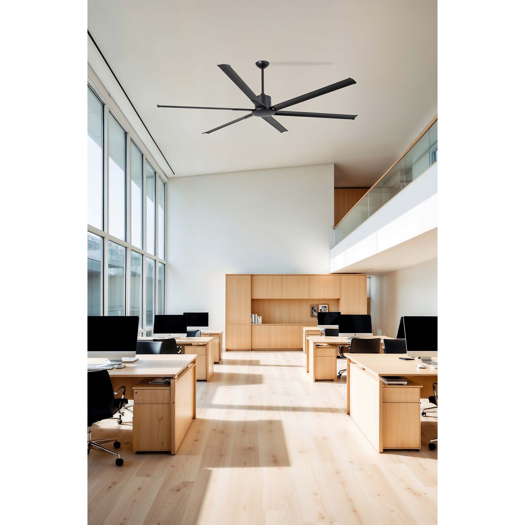 ANDROS XXL Ventilatore a soffitto nero