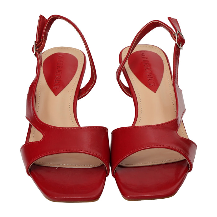 Sandali cinturino regolabile - tacco 6,0 cm