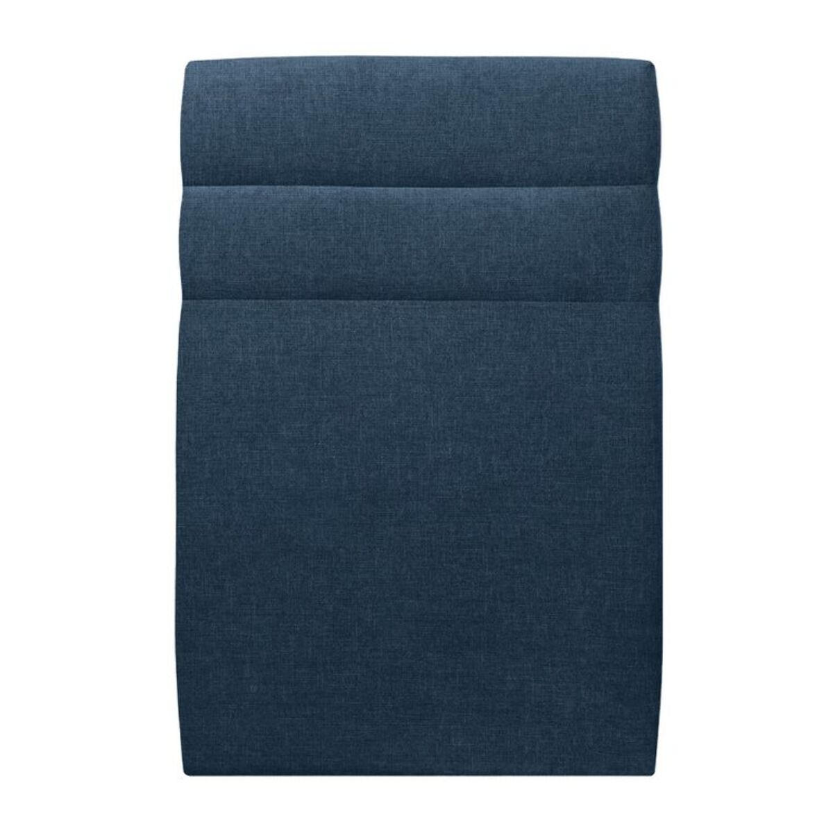 Lit avec tête de lit bandes horizontales tissu et sommier kit Ep14