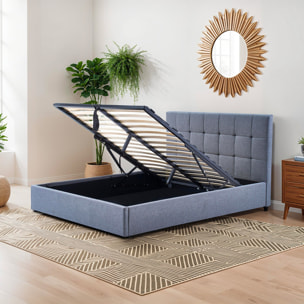 Lit Coffre Vincennes | Coloris Gris