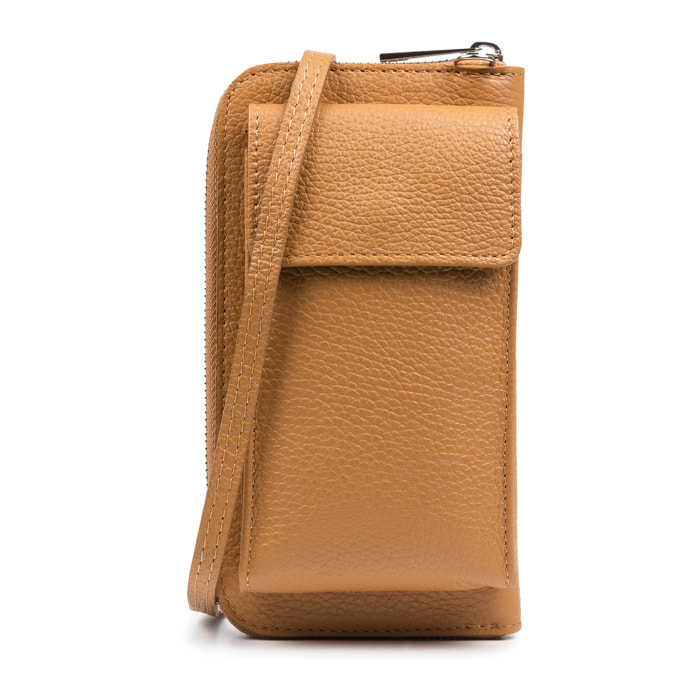 Carmina Portafoglio Donna Donna.Cuoio autentico Dollaro.