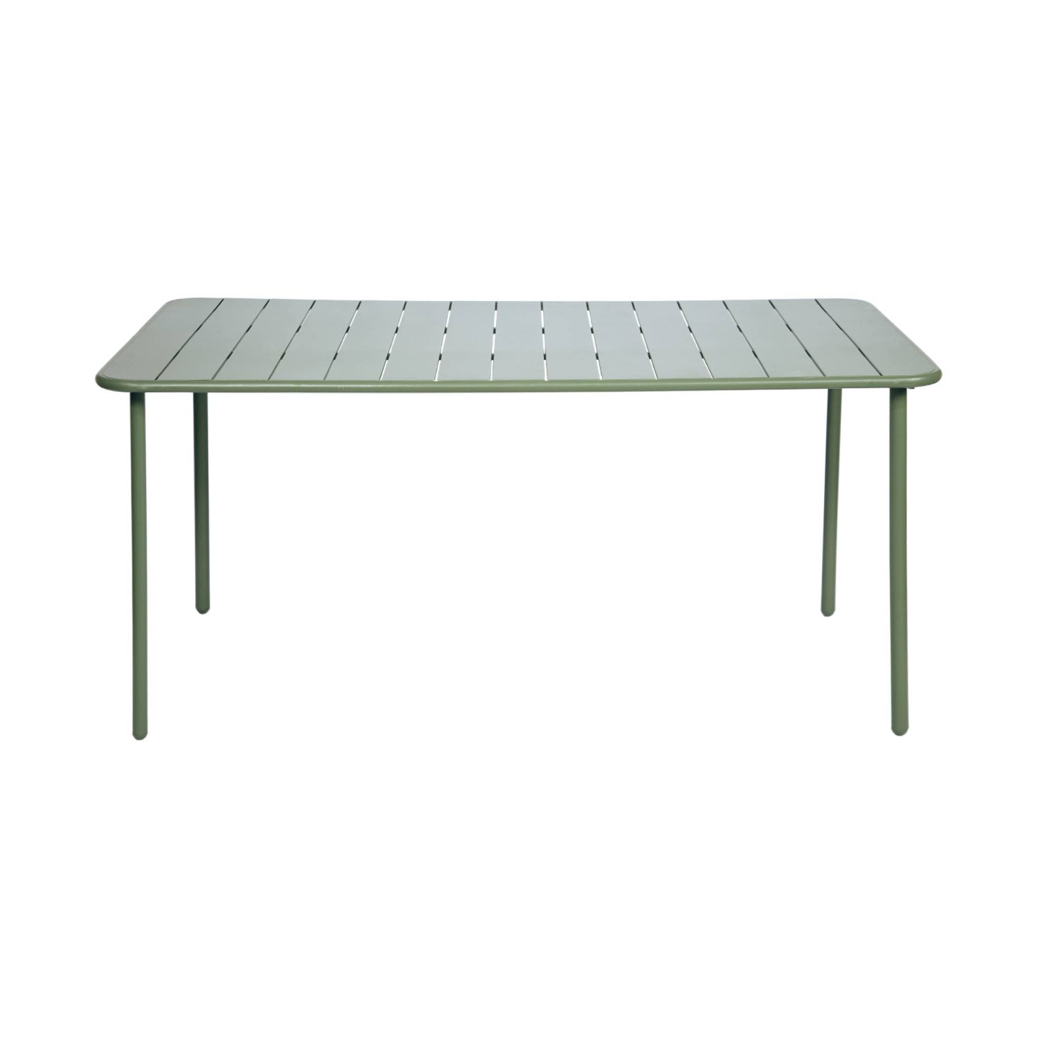 Table de jardin métal + 6 assises ver Amélia