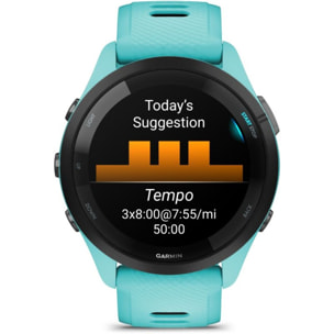 Montre connectée GARMIN Forerunner 265 Music Turquoise / NOIR AMOLED GPS IP6X