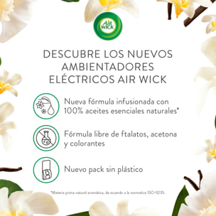 Air Wick Eléctrico - Ambientador para casa con aroma a Orquídea y Vainilla - Recambio