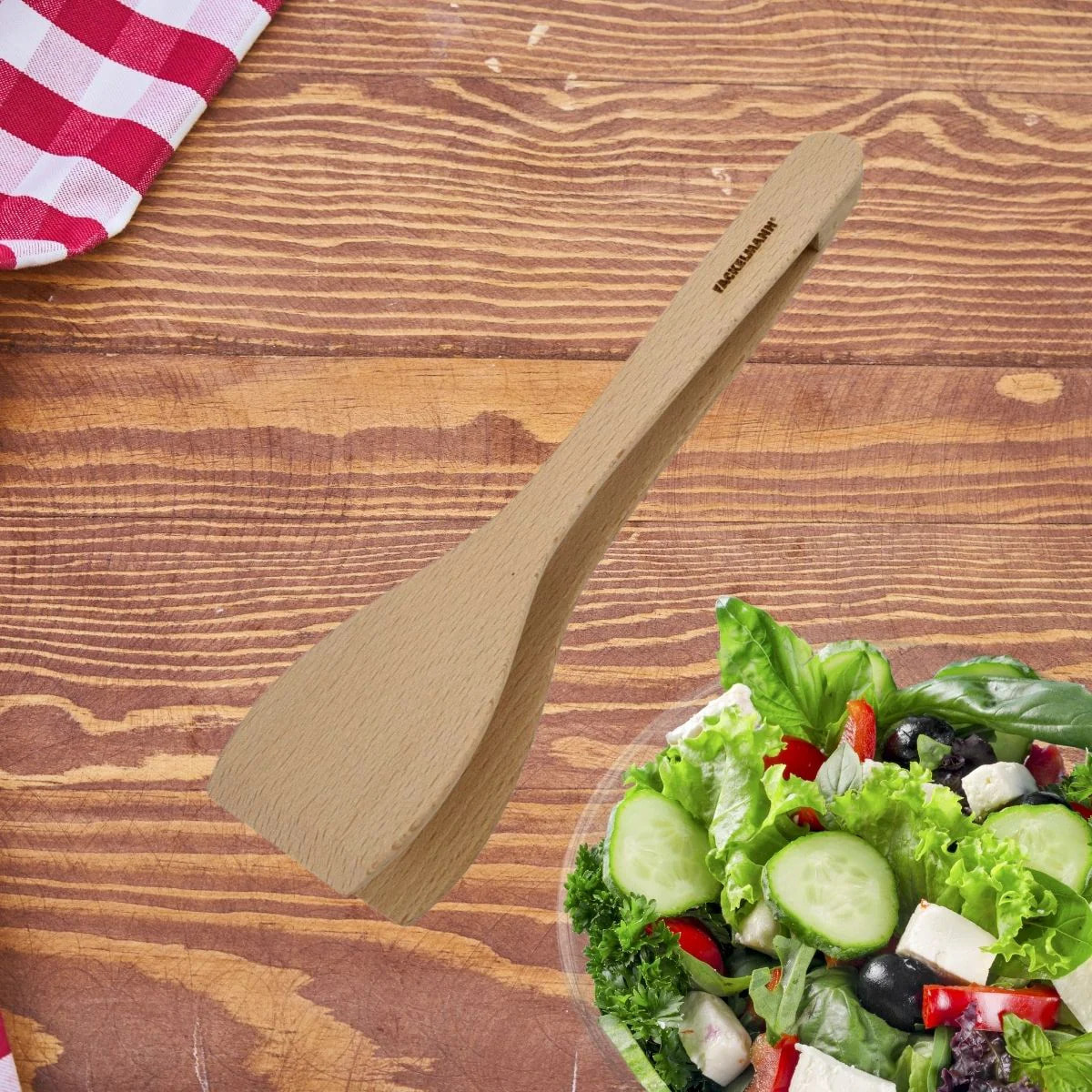 Pince de cuisine en bois FSC 29,7 cm Fackelmann