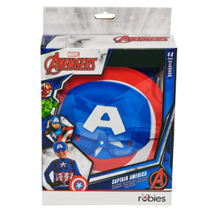 KIT DISFRAZ CAPITAN AMERICA INF