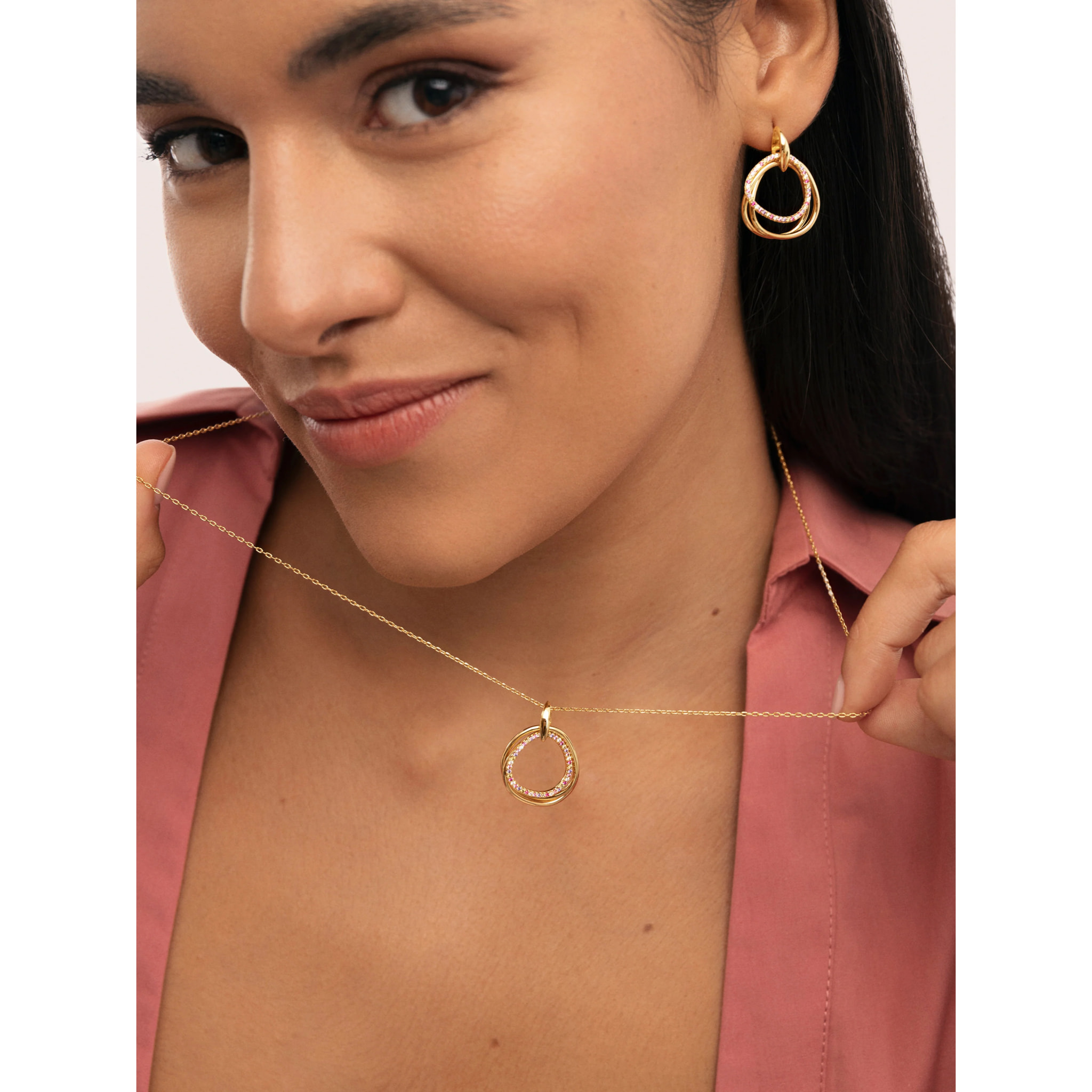 Collana Oria Colors Placcato Oro