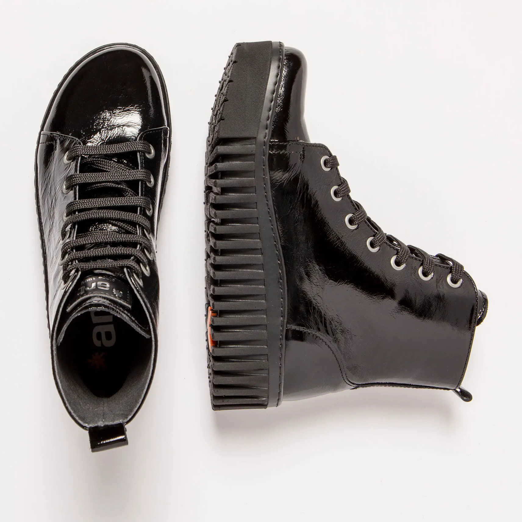 Botines 1513 PATENT FLASH BLACK/BRIGHTON color Black
