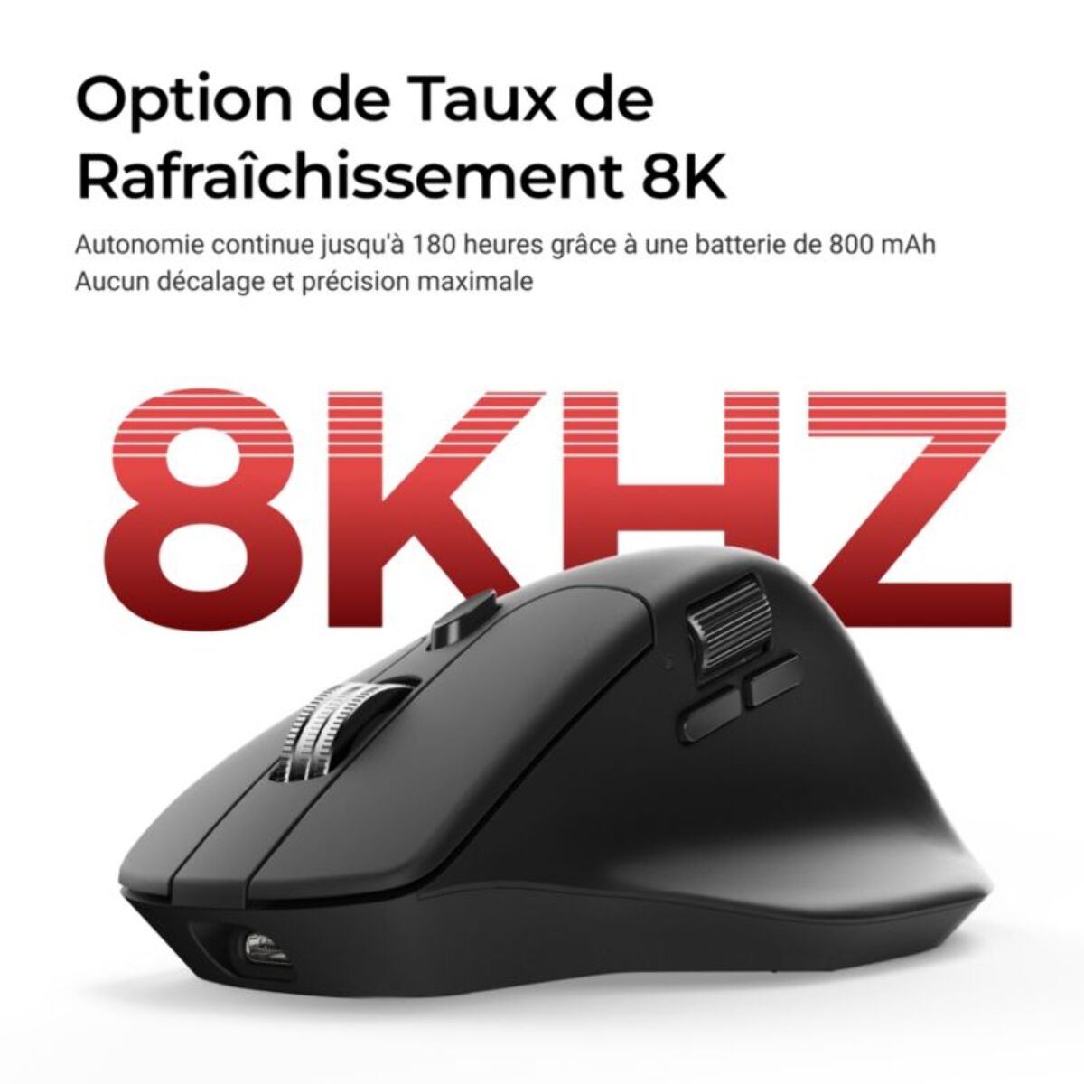 Souris Gamer Sans Fil KEYCHRON M6 8K Ultra Silent Wireless