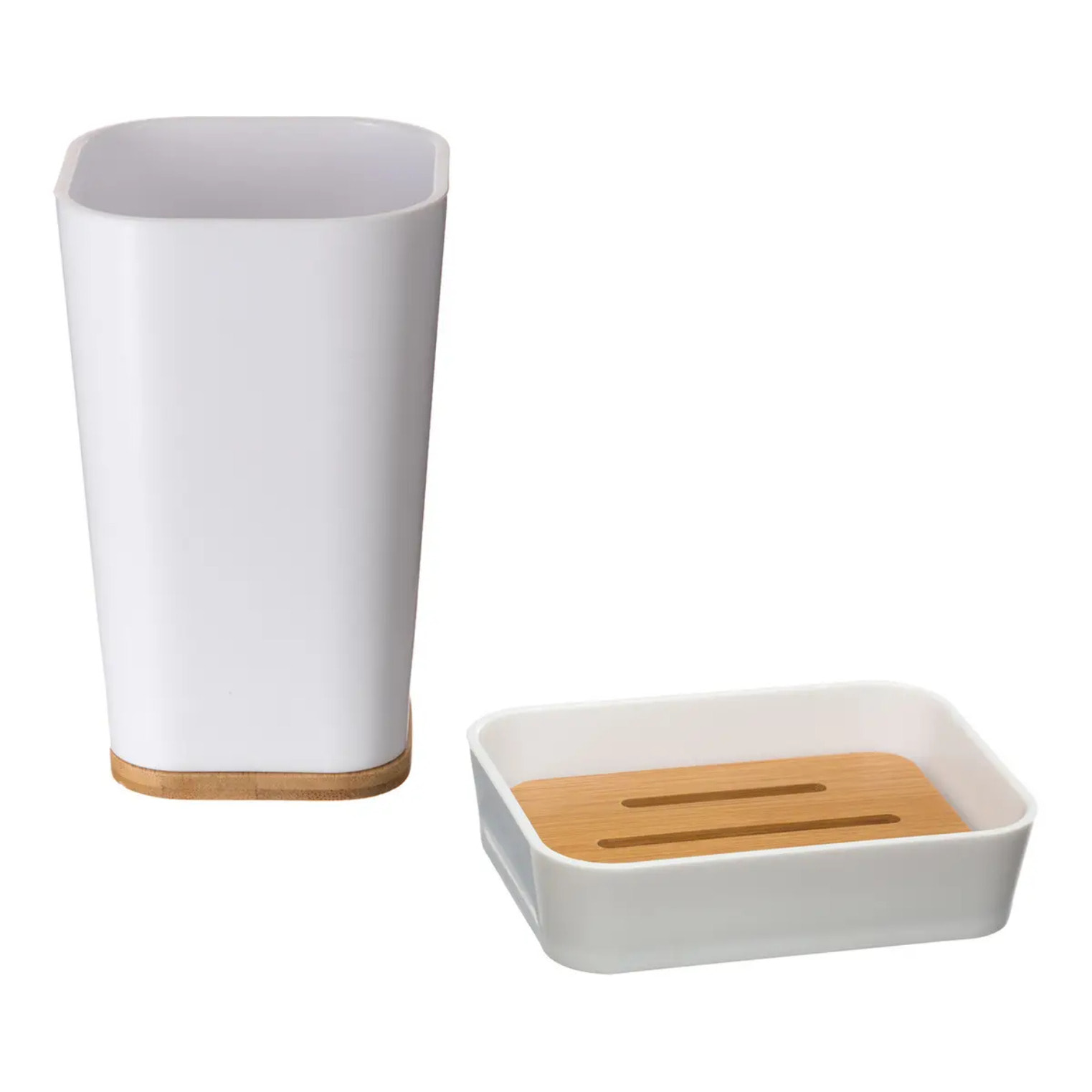 Accessoires SDB blanc Natureo