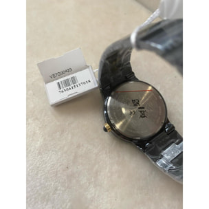 Versace Orologio Analogico Al Quarzo Greca Logo Moonphase