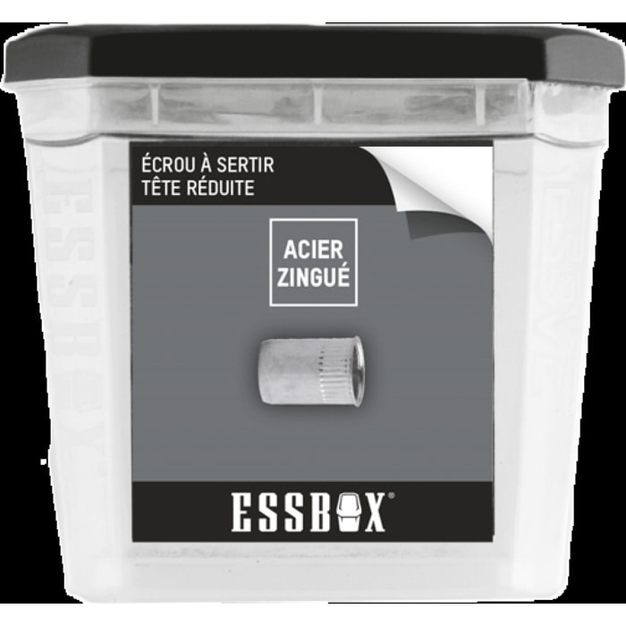 Ecrou cranté ESSBOX SCELL-IT Tête réduite - ØM5 mm - Boite de 650 - EX-9460710530