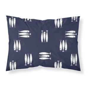 Taie d’oreiller 100 % coton 80 fils Oropesa Bleu