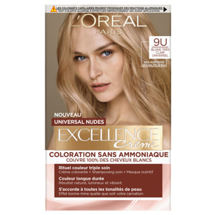 L'Oréal Paris Excellence crème Universal nudes Coloration 9 Blond très clair