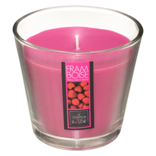 Bougie parfumée framboise 190g