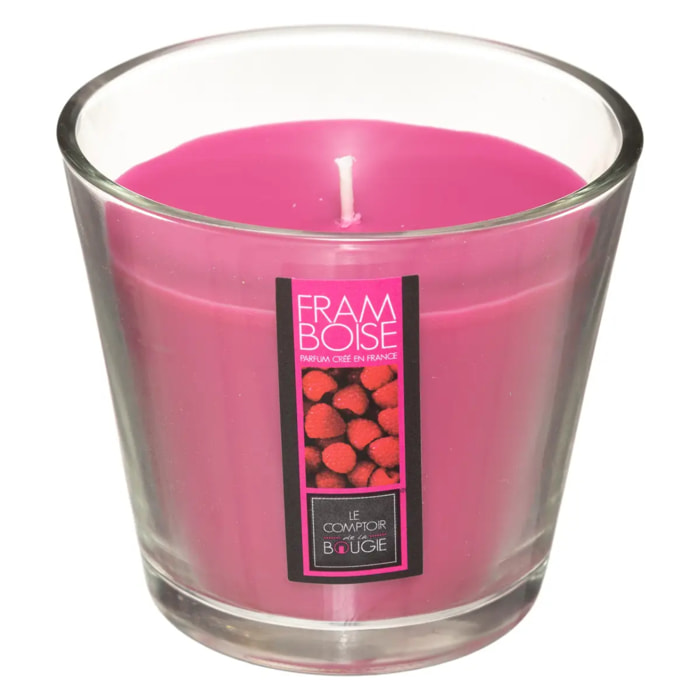 Bougie parfumée framboise 190g