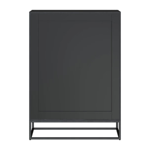 Commode 4 tiroirs en bois d'acacia et pieds en métal - Jakson
