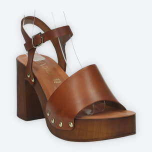 Sandali Donna Tata Italia Marrone