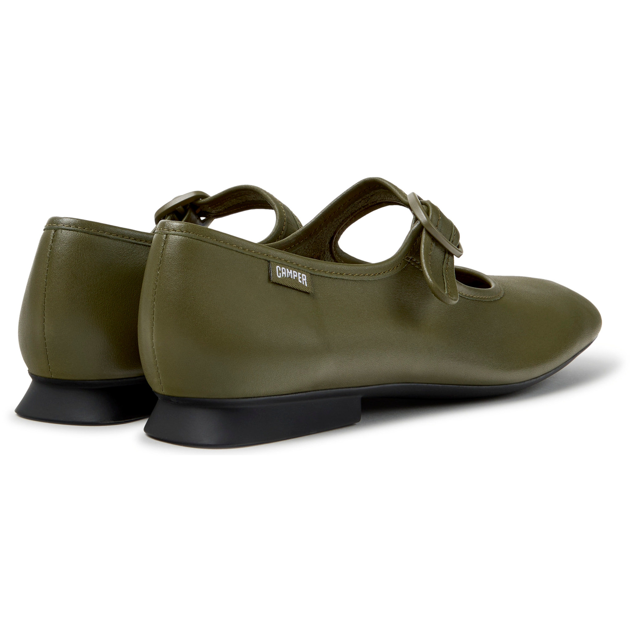Bailarinas - CAMPER Casi Myra - Verde - Piel lisa
