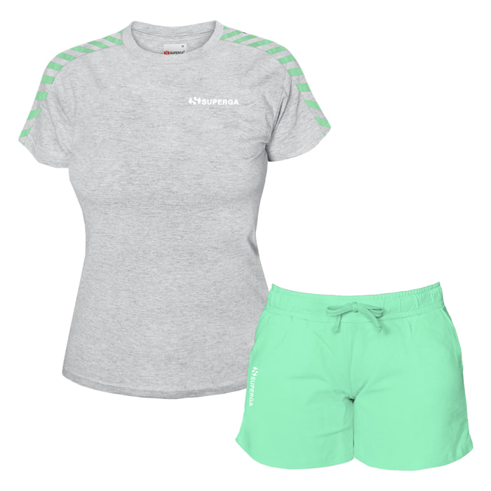 Completo Donna SUPERGA Cotone Jersey Manica Corta