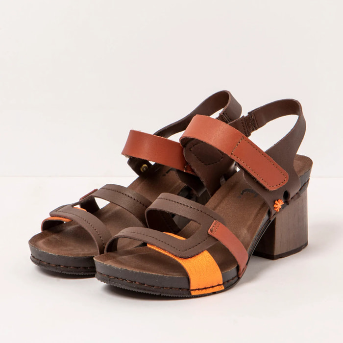 Sandalias con tacón 1875 NAPPA MULTI BROWN/ I WISH color Multi brown