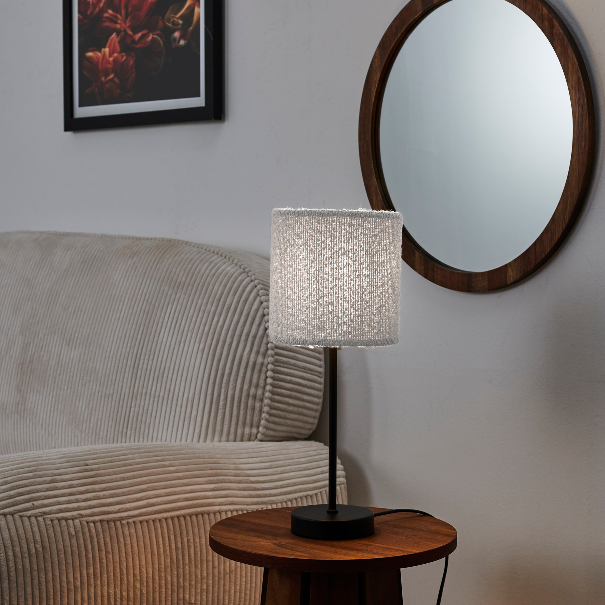 Lampe Metal Abatjour Bouclette