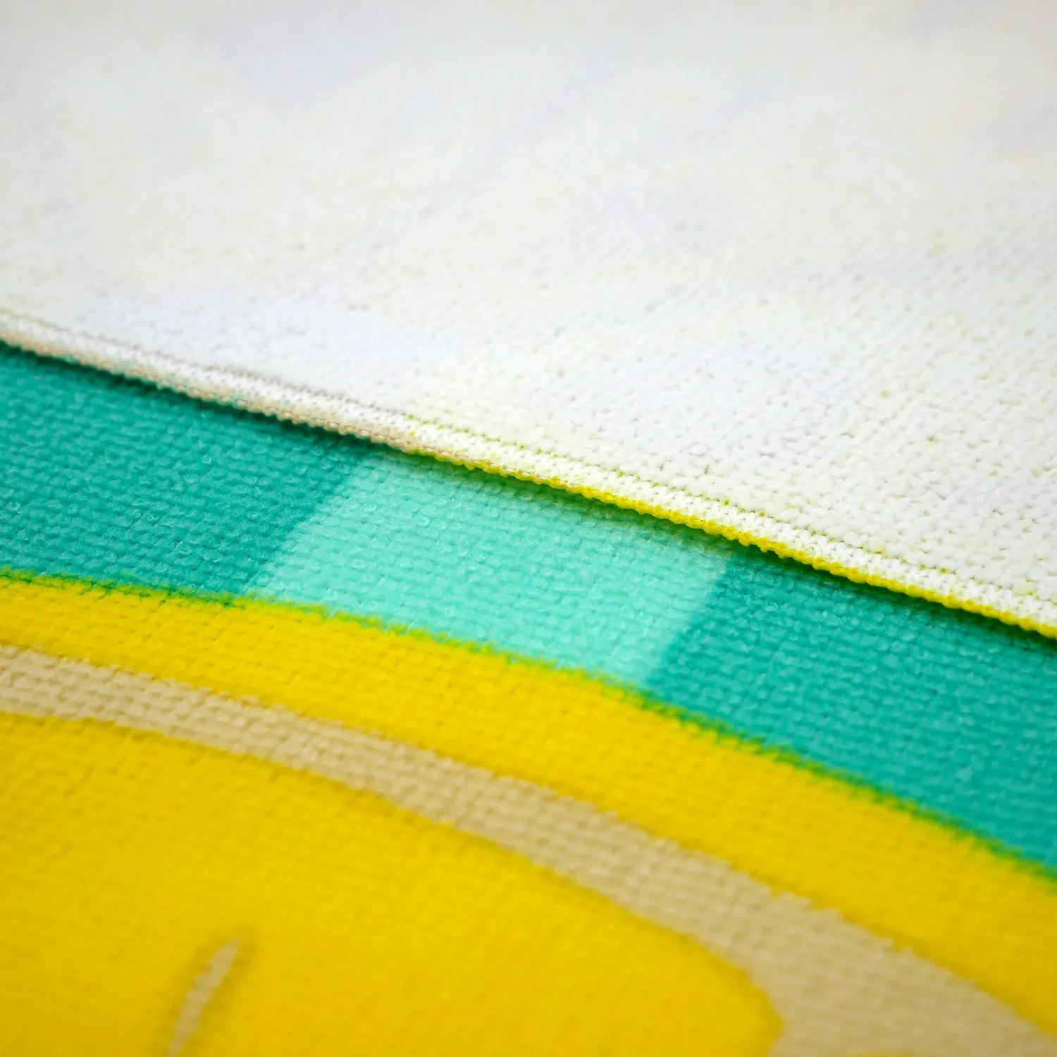 Serviette de plage microfibre enfant - Pop-Citron - 75x150cm - 220g/m²