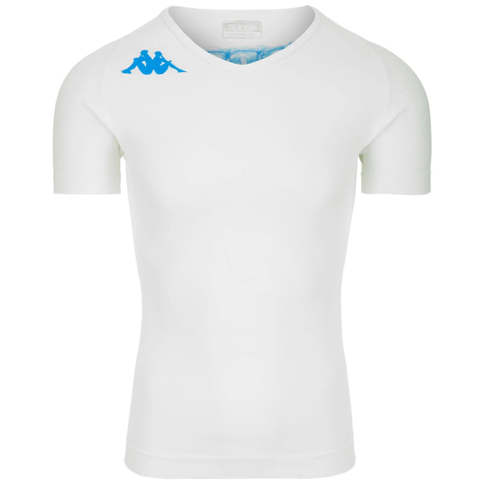 Skin T-Shirts & Top Kappa Uomo KAPPA4SKIN KOMBAT NARTV Bianco