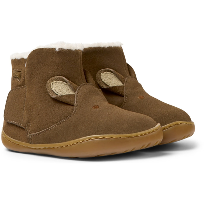 CAMPER Peu Cami Twins - Botines Marrón Infantil Unisex