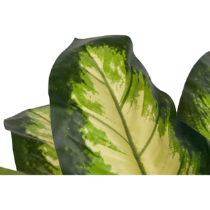 Planta Artificial Dieffenbachia Dotied Con Maceta 55x55x130 Cm