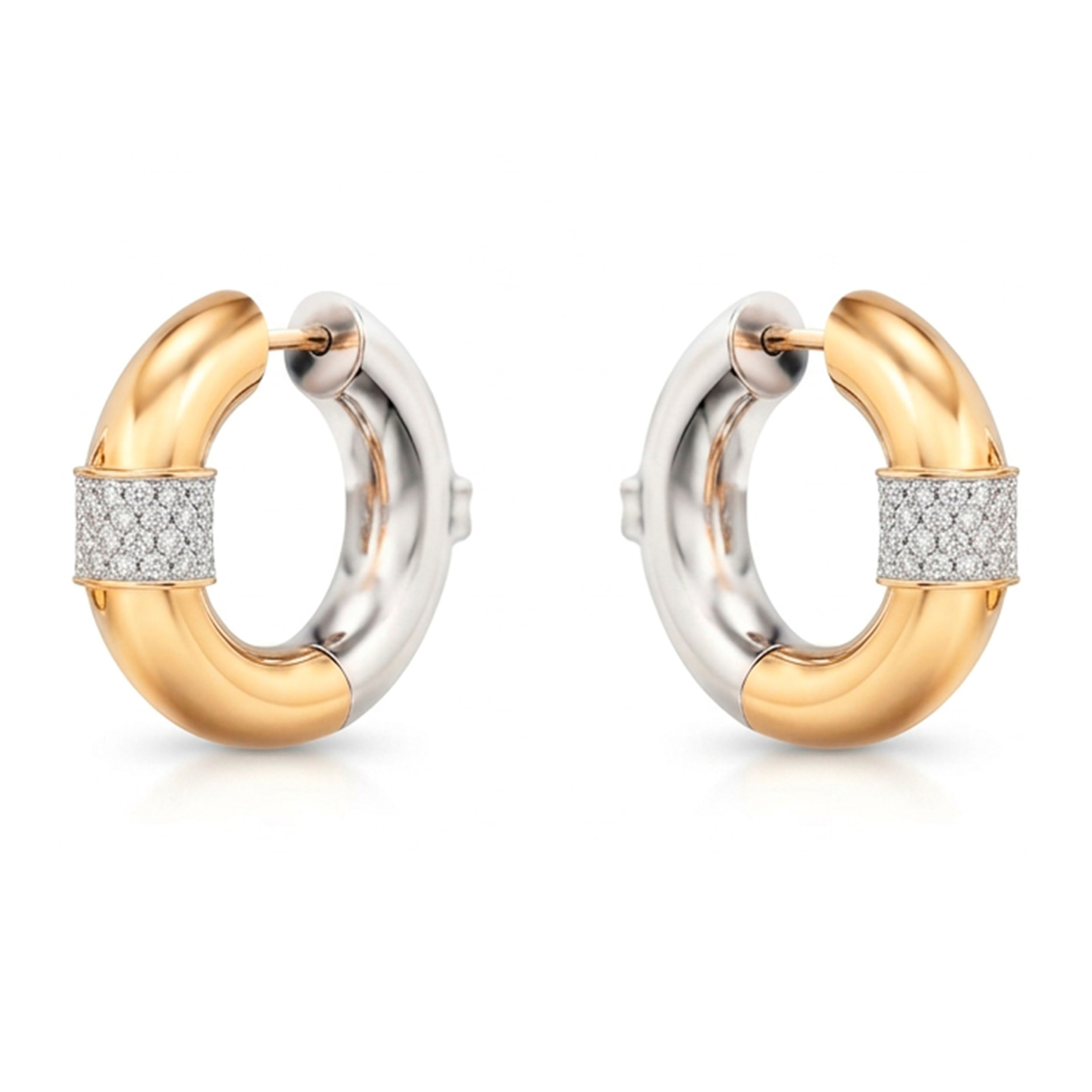 Pendientes Krayn acabado oro amarillo 18k