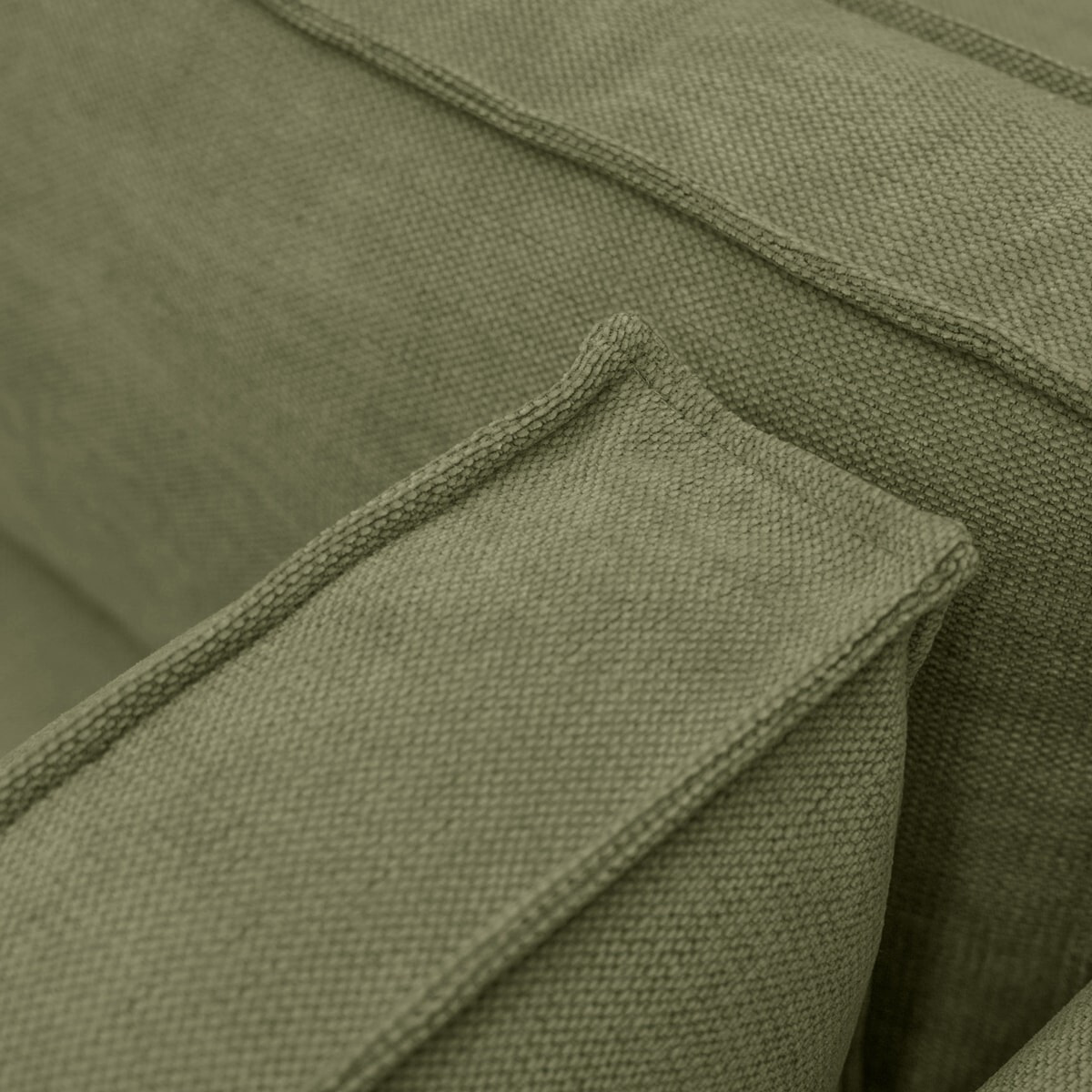 Canapé d'angle convertible 5 places en tissu chenille - HARPER