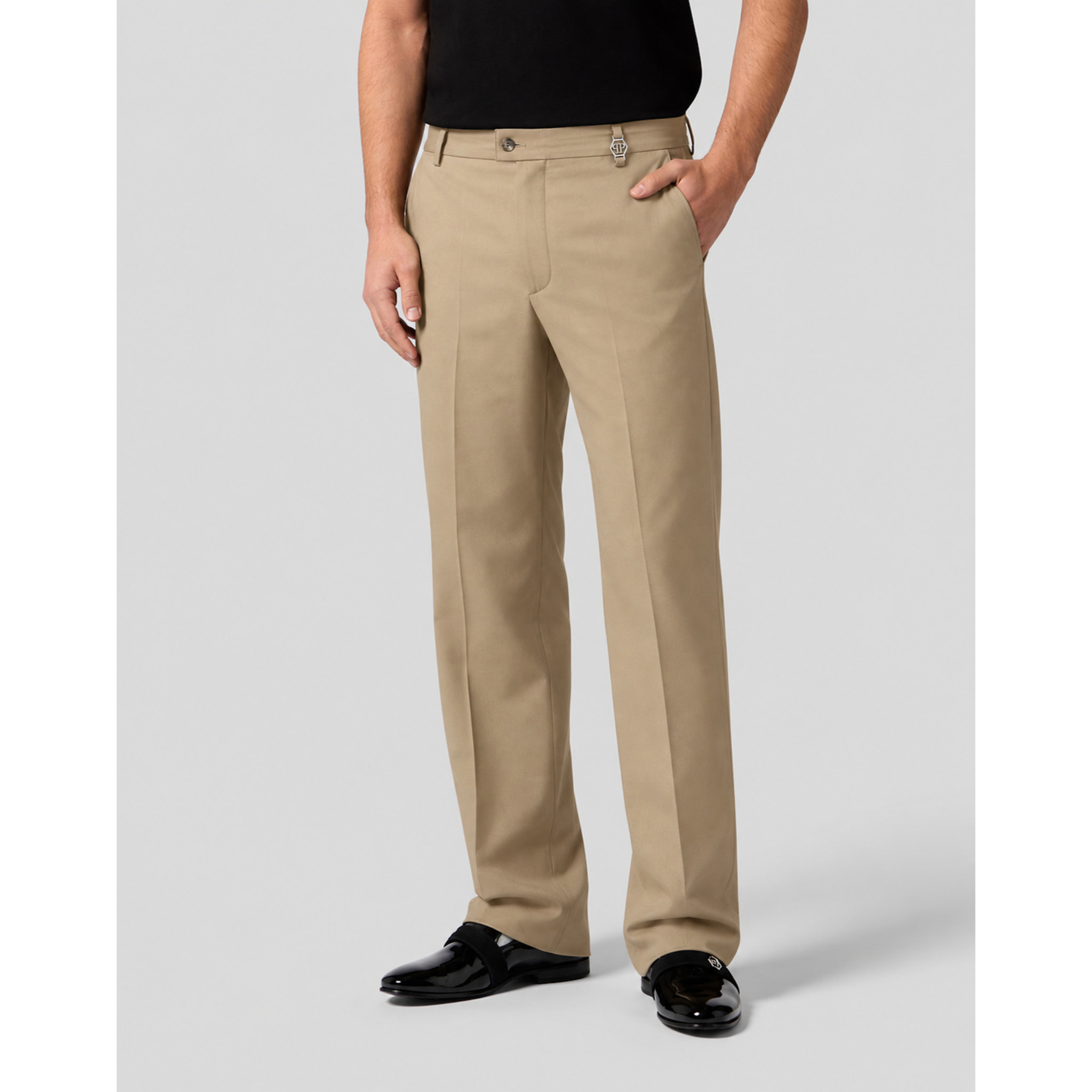 PHILIPP PLEIN Pantalones chinos largos HEXAGON