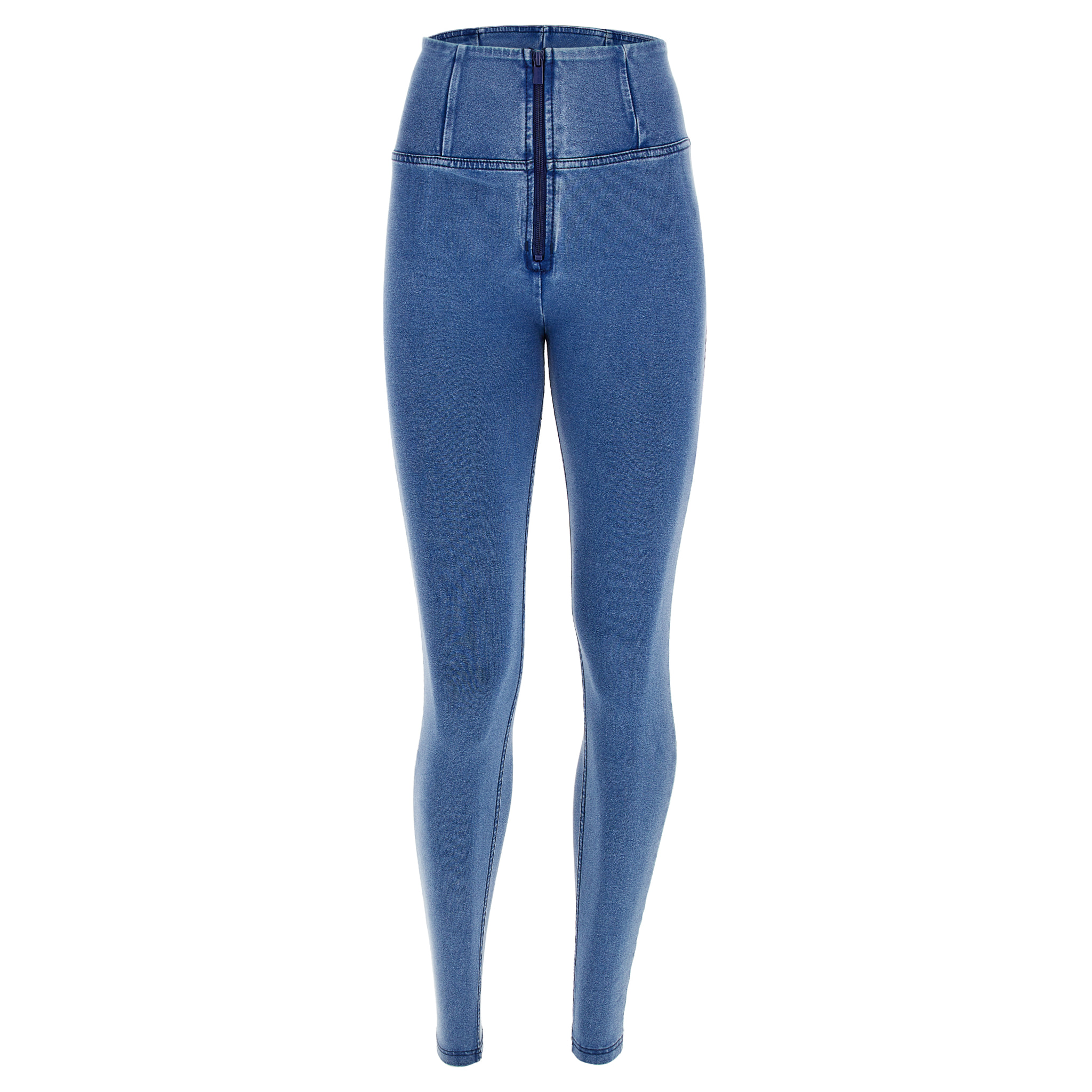 Jeggings push up WR.UP® superskinny vita alta con zip