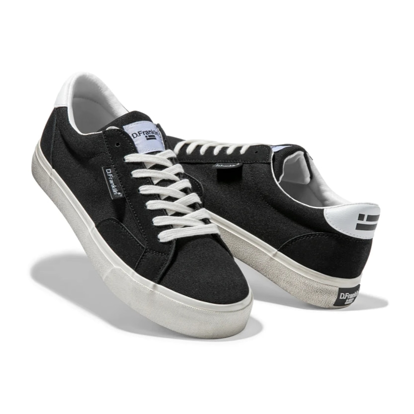 Zapatillas Bajas Hombre Echo Basic en Negro D.Franklin