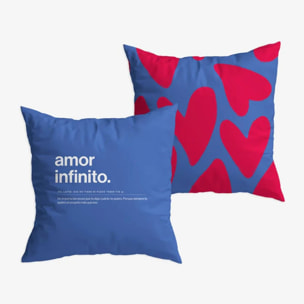 Funda de Cojín "Amor infinito" Definición