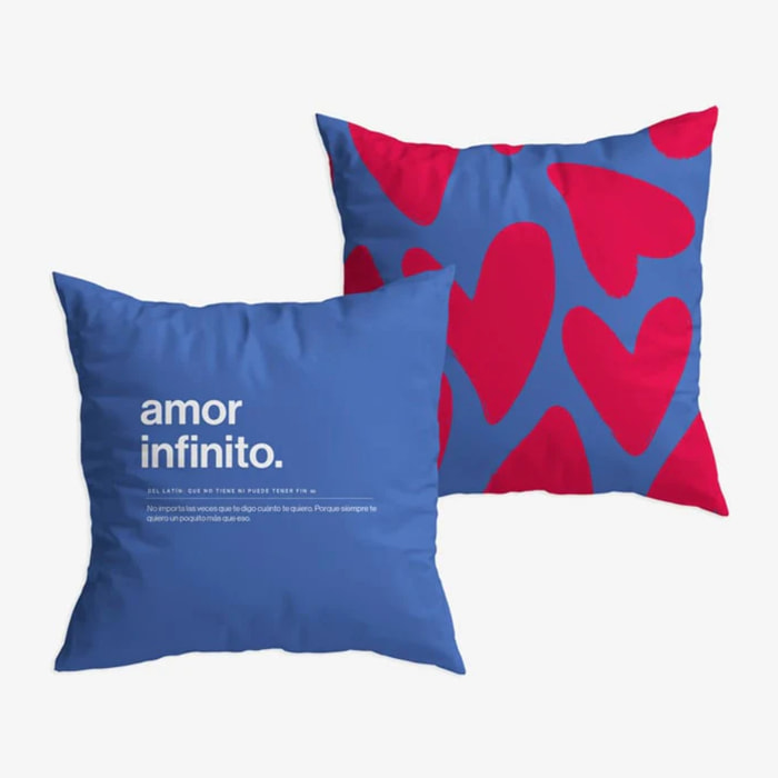Funda de Cojín "Amor infinito" Definición
