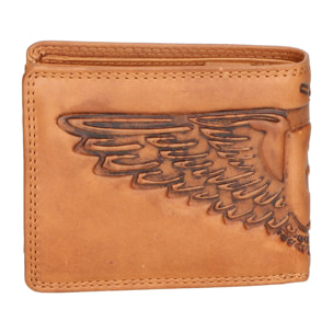 Portafoglio da Uomo in Vera Pelle fashion 10x12,5x3 cm