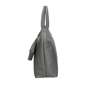 Borsa a spalla da Donna Wladimira in Vera Pelle Made in Italy 43x33x9 cm