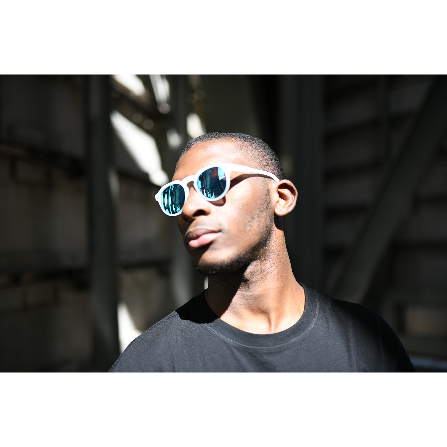 Gafas de sol OCEAN CYCLOPS - Luz azul transparente esmerilada / Revo azul