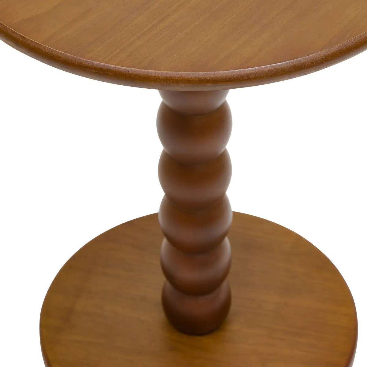 Table d'appoint Chamlo ronde D.38cm marron